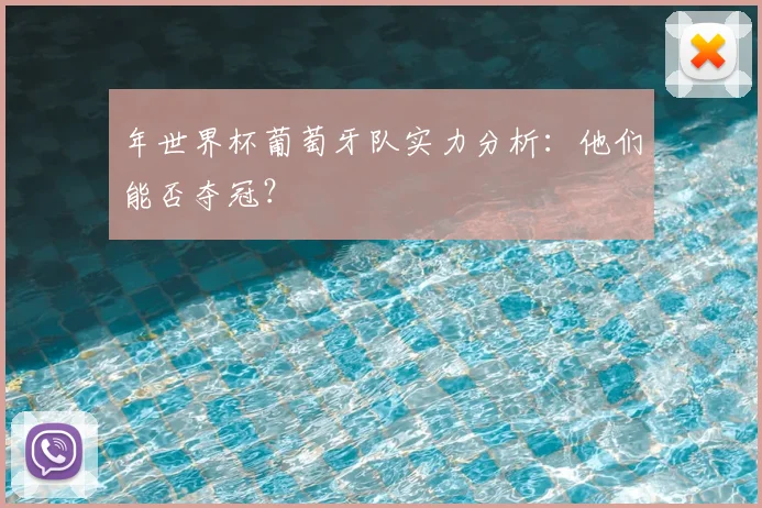 年世界杯葡萄牙队实力分析:他们能否夺冠?